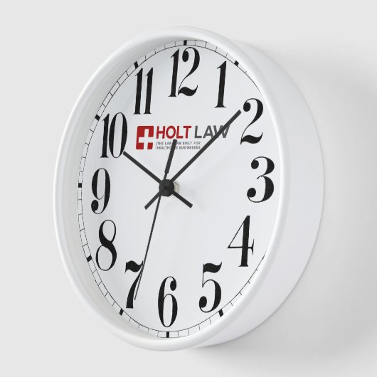 Holt Law Wall Clock (rot) Uhr (Winkel)