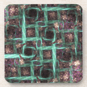 Holt sich im Blauen Bildschirm Abstrakt: Untersetzer