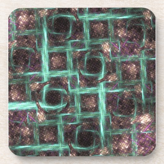 Holt sich im Blauen Bildschirm Abstrakt: Untersetzer (Vorderseite)