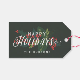 Holtage  Happy Holidays Custom to from Geschenkanhänger