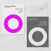 Holter Kreis - Magenta Visitenkarte (Vorne/Hinten)