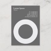 Holter Kreis - Magenta Visitenkarte (Rückseite)