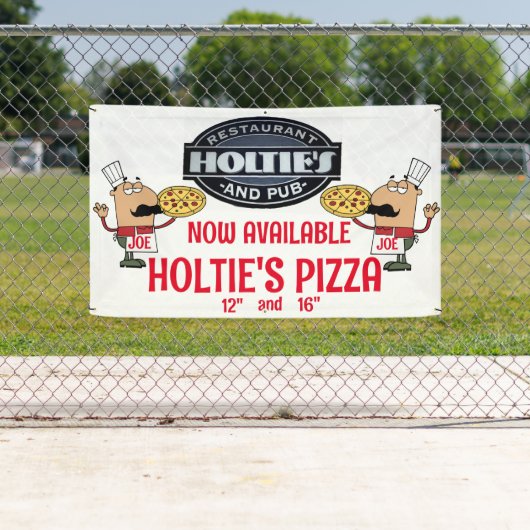 HOLTIES PIZZA BANNER (Insitu)