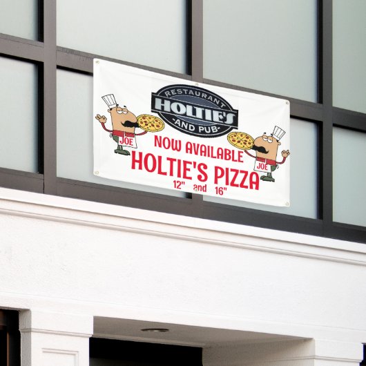 HOLTIES PIZZA BANNER (Äußeres Gebäude)