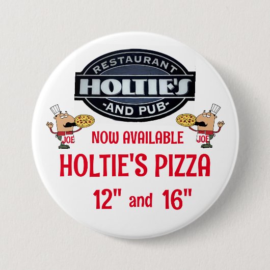 HOLTIES PIZZA BUTTON (Vorderseite)