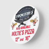 HOLTIES PIZZA RUNDE WANDUHR (Winkel)