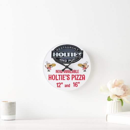 HOLTIES PIZZA RUNDE WANDUHR (Zuhause)