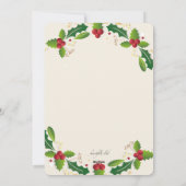 Holtrahmen-Foto-Urlaubskarte Feiertagskarte (Rückseite)