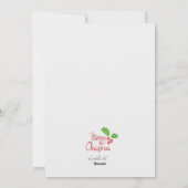 Holtrahmen-Foto-Urlaubskarte Feiertagskarte (Rückseite)