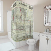 Holts neue Karte, Wyoming Duschvorhang (Beispiel)