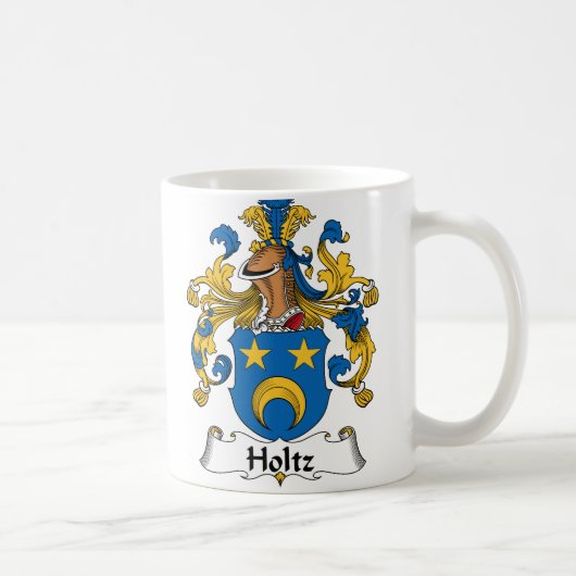 Holtz Familienwappen Kaffeetasse (Rechts)