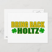 Holtz zurückbringen postkarte (Vorne/Hinten)