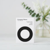 Holunder Kreis Visitenkarte (Stehend Vorderseite)