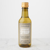 Holunder-Sirup-Etikett ZEB_07 Weinetikett (Vorderseite)