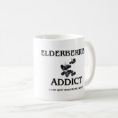 Holunderbeersüchtiger Kaffeetasse (VorderseiteRechts)