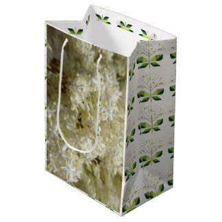 Holunderblüten-Geschenktasche Mittlere Geschenktüte