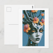 Holunderblüten-Staatsfrau Postkarte (Vorne/Hinten)