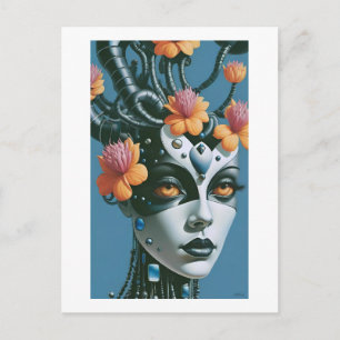 Holunderblüten-Staatsfrau Postkarte