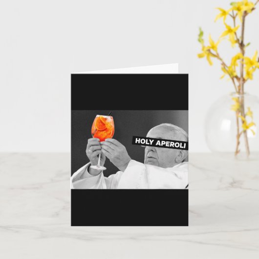 Holy Aperoli X Pe Drip X Francis Spritz Club New Karte (Gelbe Blume)