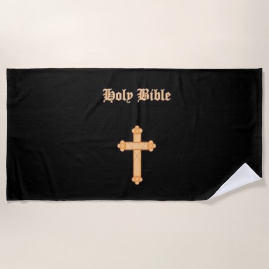 HOLY BIBLE STRANDTUCH (Vorderseite)