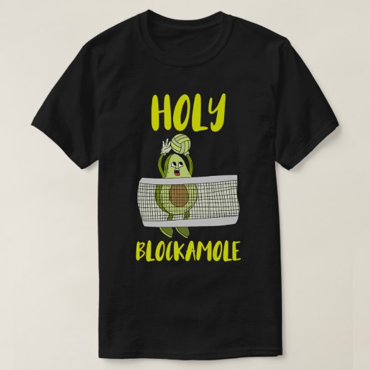 Holy Blockamole Avocado Volleyball Trainingstraini T-Shirt (Design vorne)