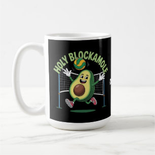 Holy Blockamole Niedlich Funny Volleyball Avocado Kaffeetasse