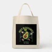 Holy Blockamole Niedlich Funny Volleyball Avocado Tragetasche (Rückseite)