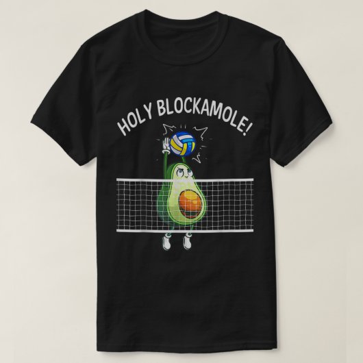 Holy Blockamole Volleyball Shirt Player Blocker Av (Design vorne)