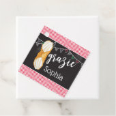 Holy Cannoli Birthday Square Gevor Tag Geschenkanhänger (Beispiel)