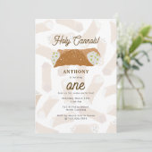 Holy Cannoli Funny Italian Birthday Party Einladung (Stehend Vorderseite)