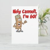 Holy Cannoli Ich bin 60 Einladung (Stehend Vorderseite)