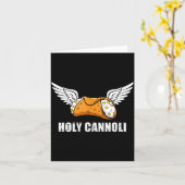 Holy Cannoli Tri-blend Funny Quote  Karte (Gelbe Blume)