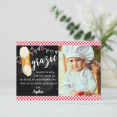 Holy Cannoli | Vielen Dank, Foto Dankeskarte (Stehend Vorderseite)