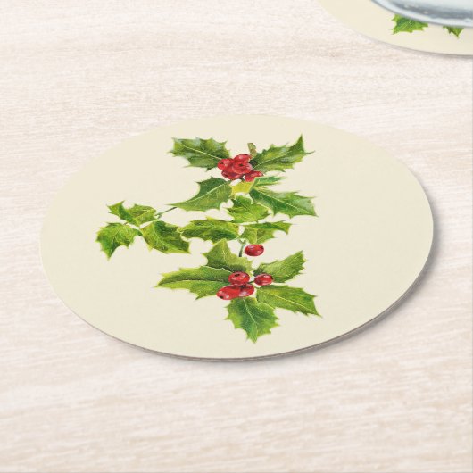 Holy Coasters Runder Pappuntersetzer (Angewinkelt)