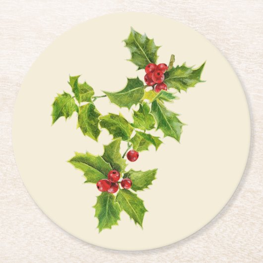 Holy Coasters Runder Pappuntersetzer (Vorderseite)