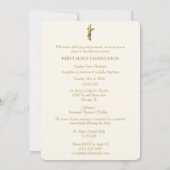 Holy Communion Eucharist Chalice Invitation Einladung (Rückseite)