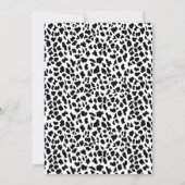 Holy Cow! 1st Birthday | Animal First Birthday Einladung (Rückseite)