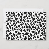 Holy Cow! 1st Birthday | Animal First Birthday Einladung (Rückseite)