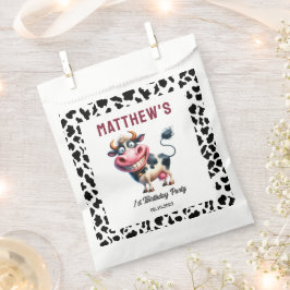 Holy Cow! 1st Birthday | Animal First Birthday  Geschenktütchen