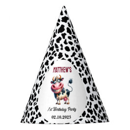 Holy Cow! 1st Birthday | Animal First Birthday  Partyhütchen