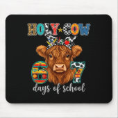 Holy Cow 67 Days Of School 67th Day Smarter Teache Mousepad (Vorne)