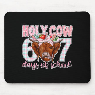 Holy Cow 67 Days Of School Teacher Six Seven Meme Mousepad