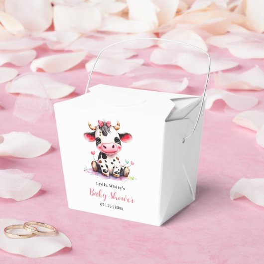 Holy Cow Baby Dusche Minimalistische Mädchendusche Geschenkschachtel (Hochzeit)