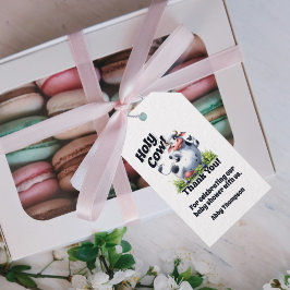 Holy Cow Baby Dusche Vielen Dank Geschenkanhänger