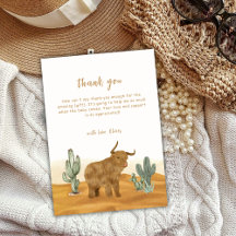 Holy Cow Boho Cactus Desert Baby Shower