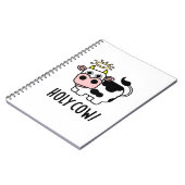 Holy Cow Funny Animal Pub Notizblock (Linke Seite)