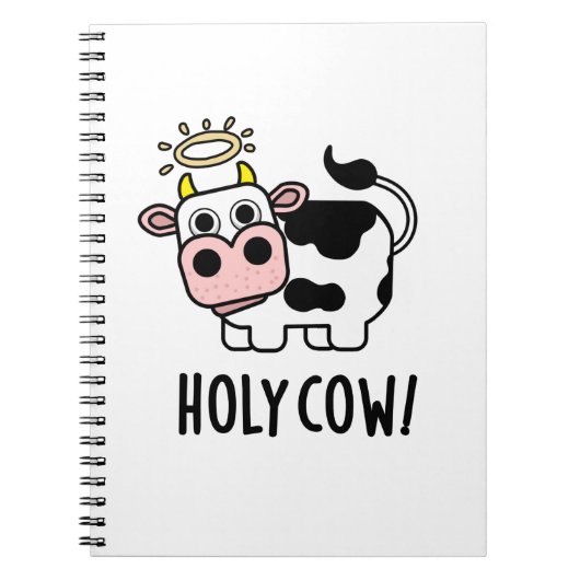 Holy Cow Funny Animal Pub Notizblock (Vorderseite)