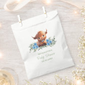 HOLY COW HIGHLAND MODERN BLAUE BABY DUSCHE GESCHENKTÜTCHEN (Ausgeschnitten)