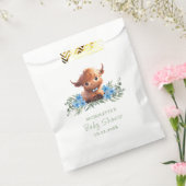 HOLY COW HIGHLAND MODERN BLAUE BABY DUSCHE GESCHENKTÜTCHEN (Versiegelt)