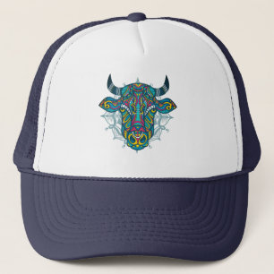 Holy Cow Hippie Mandala Design Truckerkappe